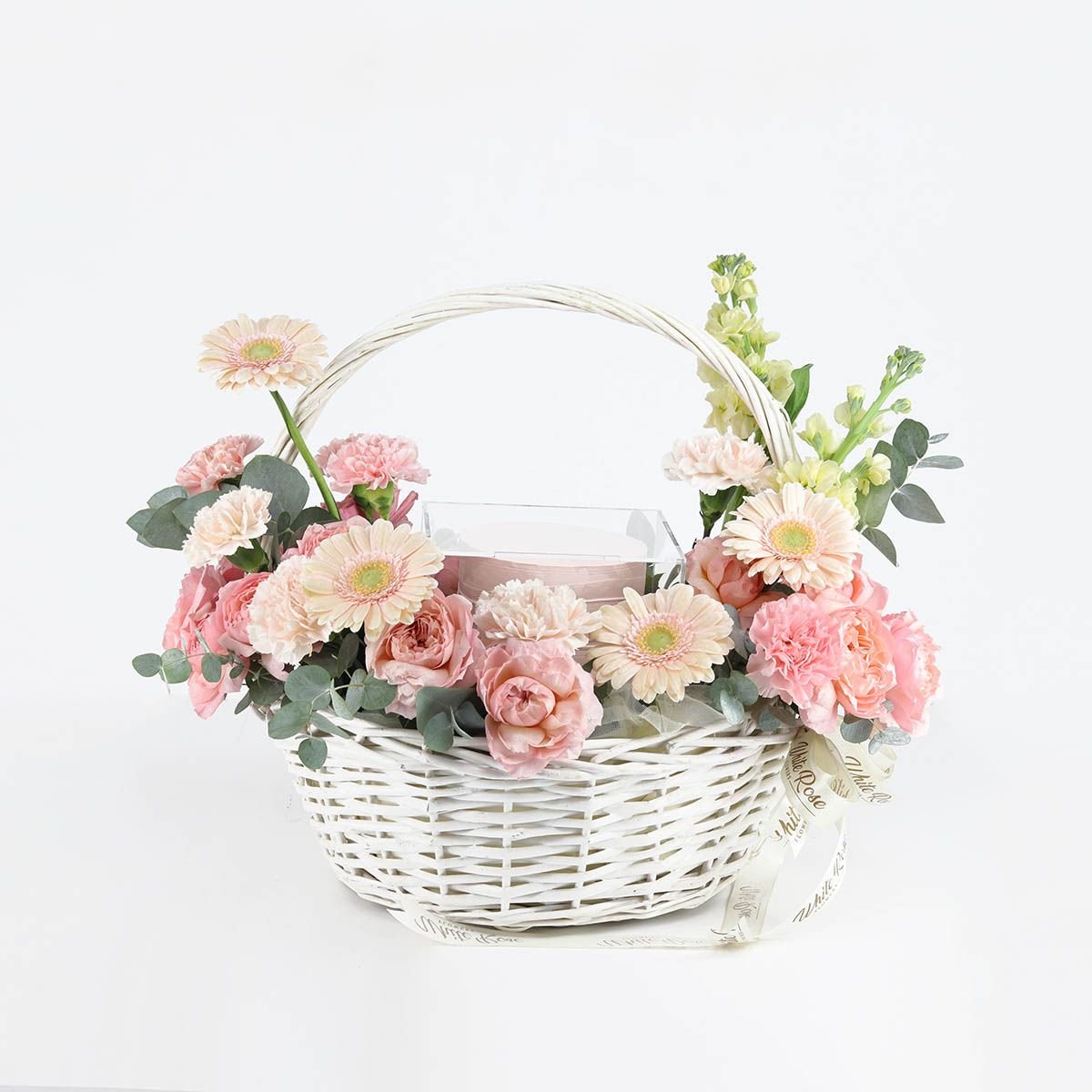 Cake Stories - Flower and Cake Basket Gift