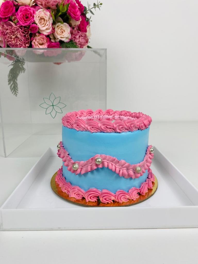 Mirror Cake - Half KG Princess Theme